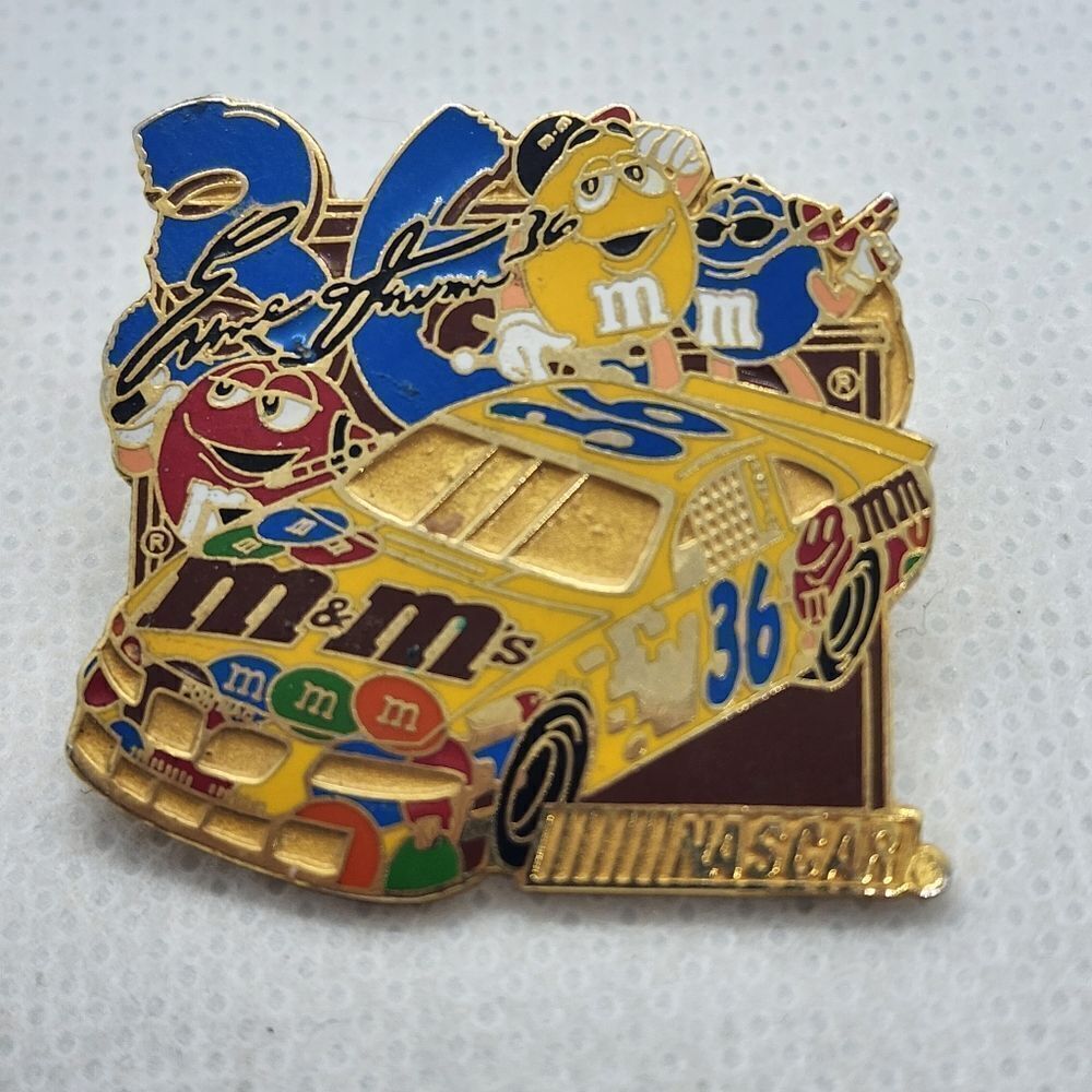 Vintage Nascar M&M's  Pin